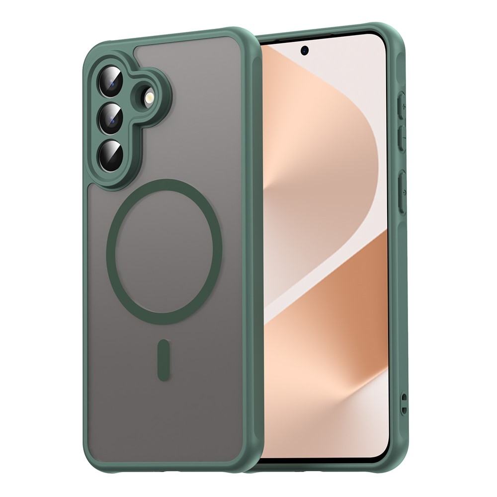 Matt zselés tok MagSafe tok a Samsung Galaxy A57 5G készülékre - zöld