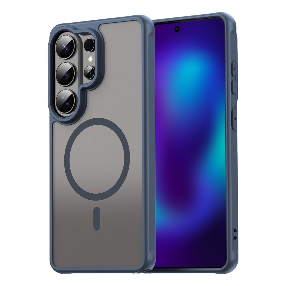 Matta zselés tok MagSafe tok Samsung Galaxy S26 Ultra készülékhez - kék