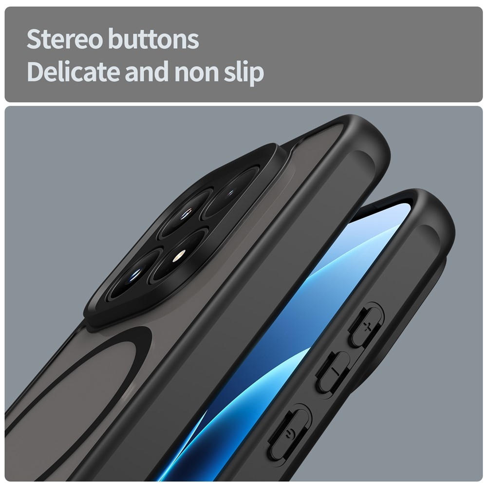 Matta zselés tok MagSafe tok a Xiaomi 17-hez - fekete