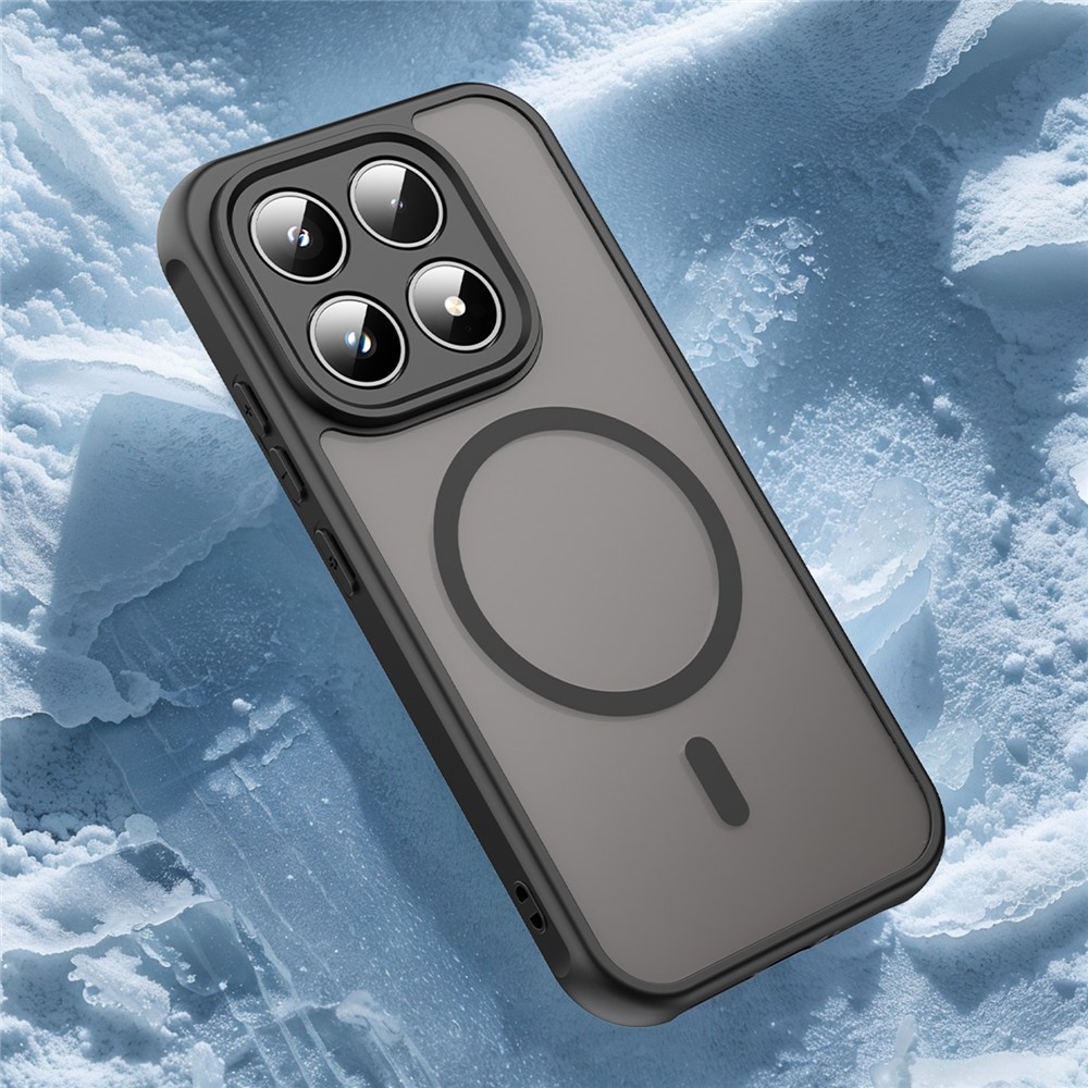 Matta zselés tok MagSafe tok a Xiaomi 17-hez - fekete