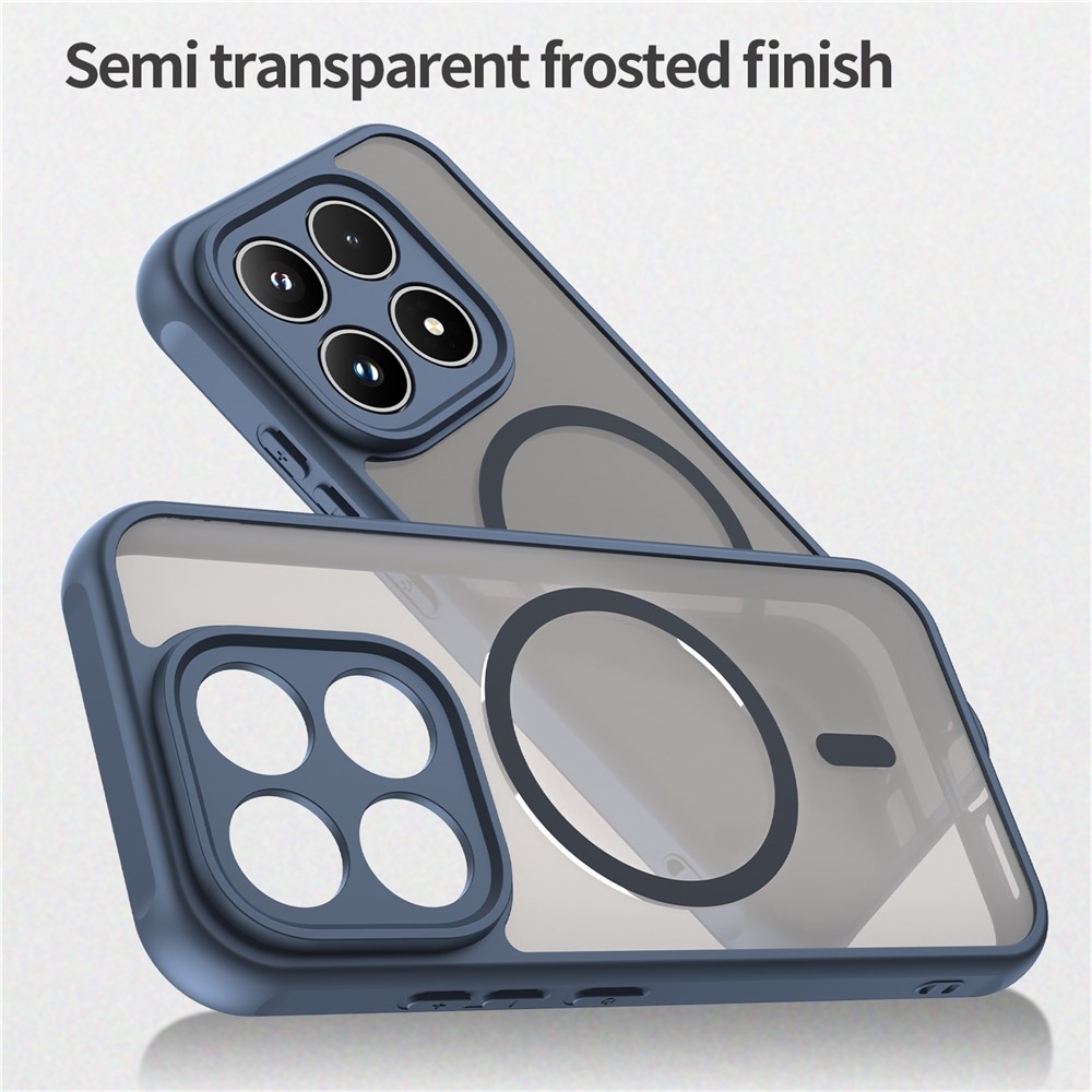 Matta zselés tok MagSafe tokkal Xiaomi 17 - kék