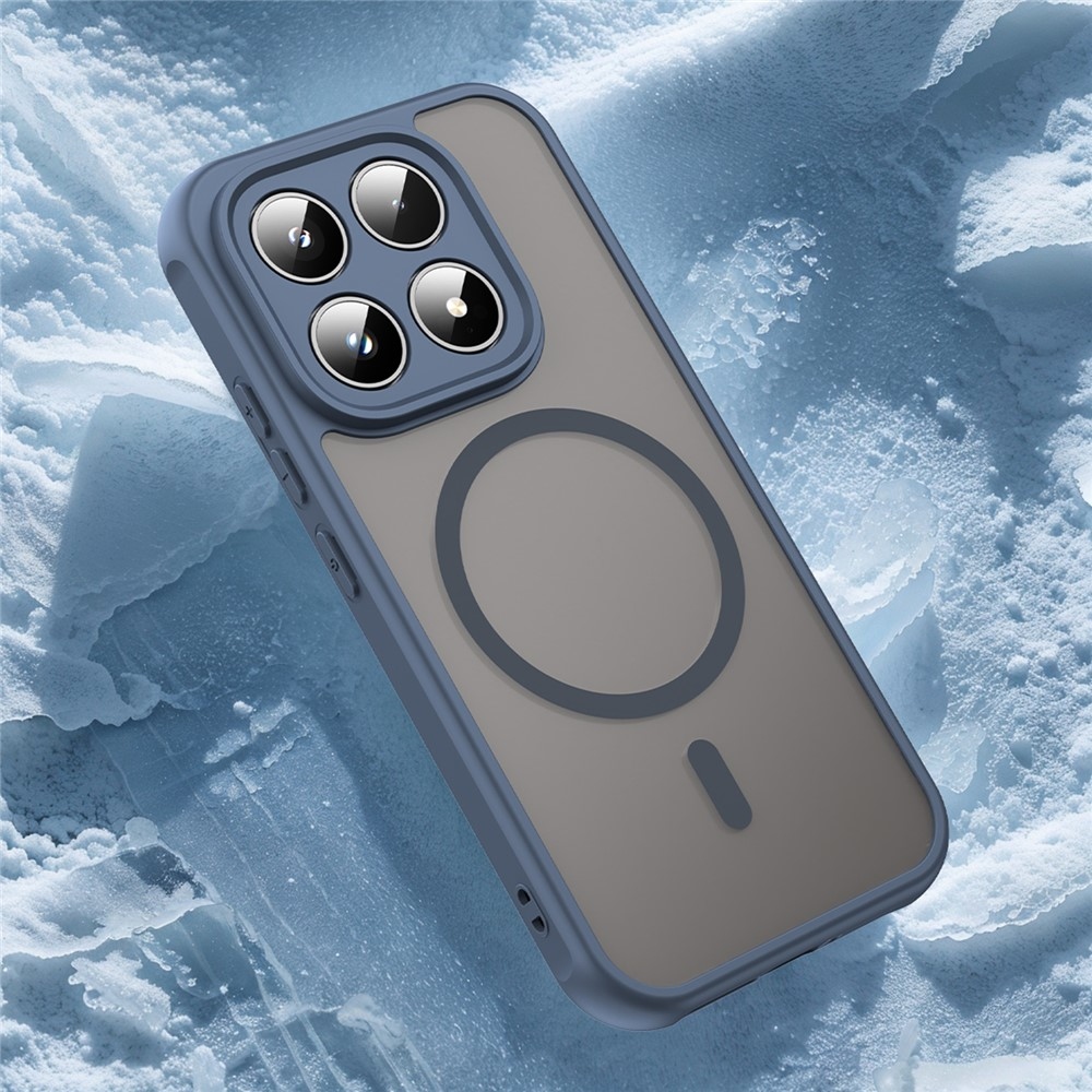 Matta zselés tok MagSafe tokkal Xiaomi 17 - kék