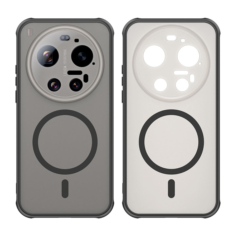 Tojás matt zselés tok MagSafe a Xiaomi 17 Ultra-ra - fekete