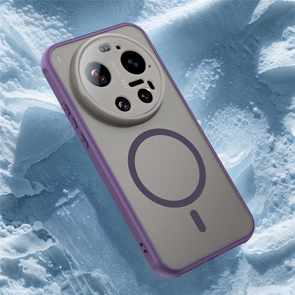 Tojás matt gél tok MagSafe a Xiaomi 17 Ultra-ra - lila