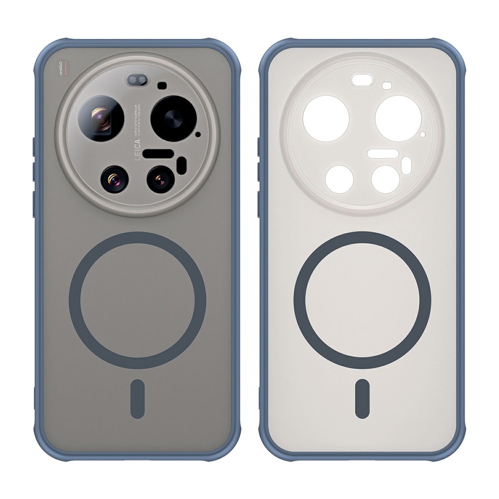 Matt zselés tok MagSafe tokkal a Xiaomi 17 Ultra - kék