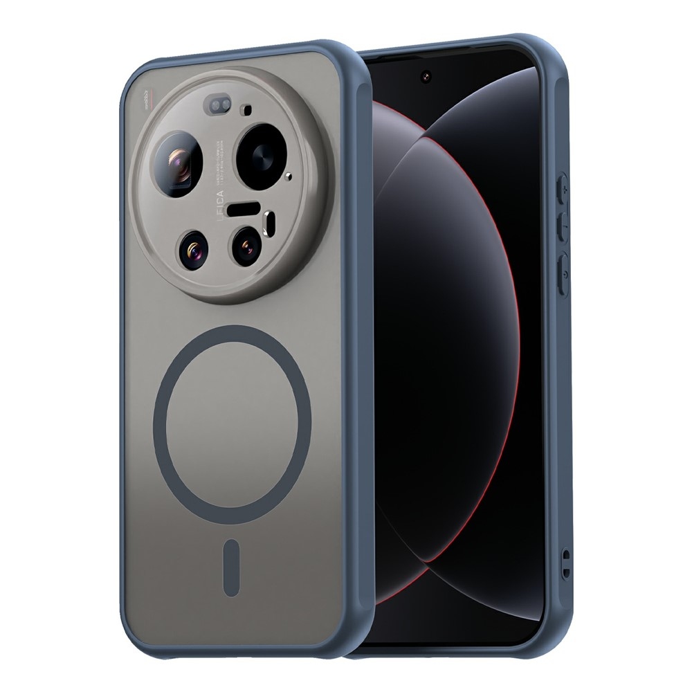 Matt zselés tok MagSafe tokkal a Xiaomi 17 Ultra - kék