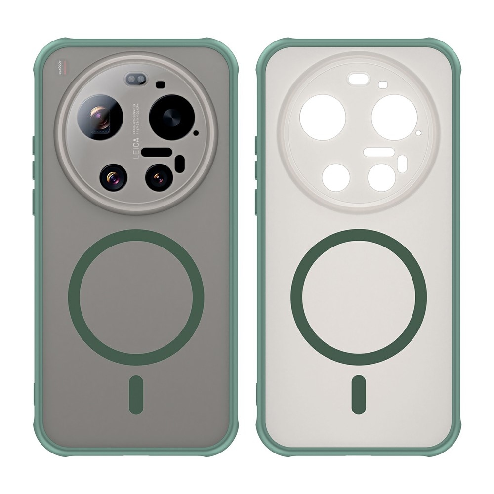 Matta zselés tok MagSafe tok a Xiaomi 17 Ultra - zöld