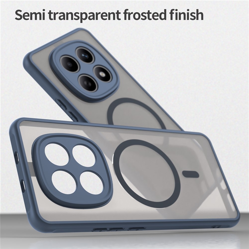 Matt zselés tok MagSafe tok Xiaomi Poco M8 5G/Redmi Note 15 5G/Note 15 4G - kék