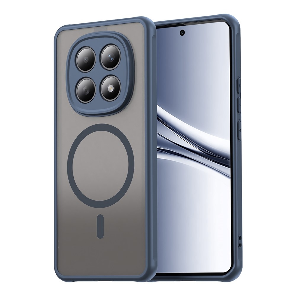 Matt zselés tok MagSafe tok Xiaomi Poco M8 5G/Redmi Note 15 5G/Note 15 4G - kék