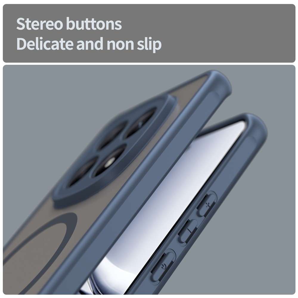 Matt zselés tok MagSafe tok Xiaomi Poco M8 5G/Redmi Note 15 5G/Note 15 4G - kék