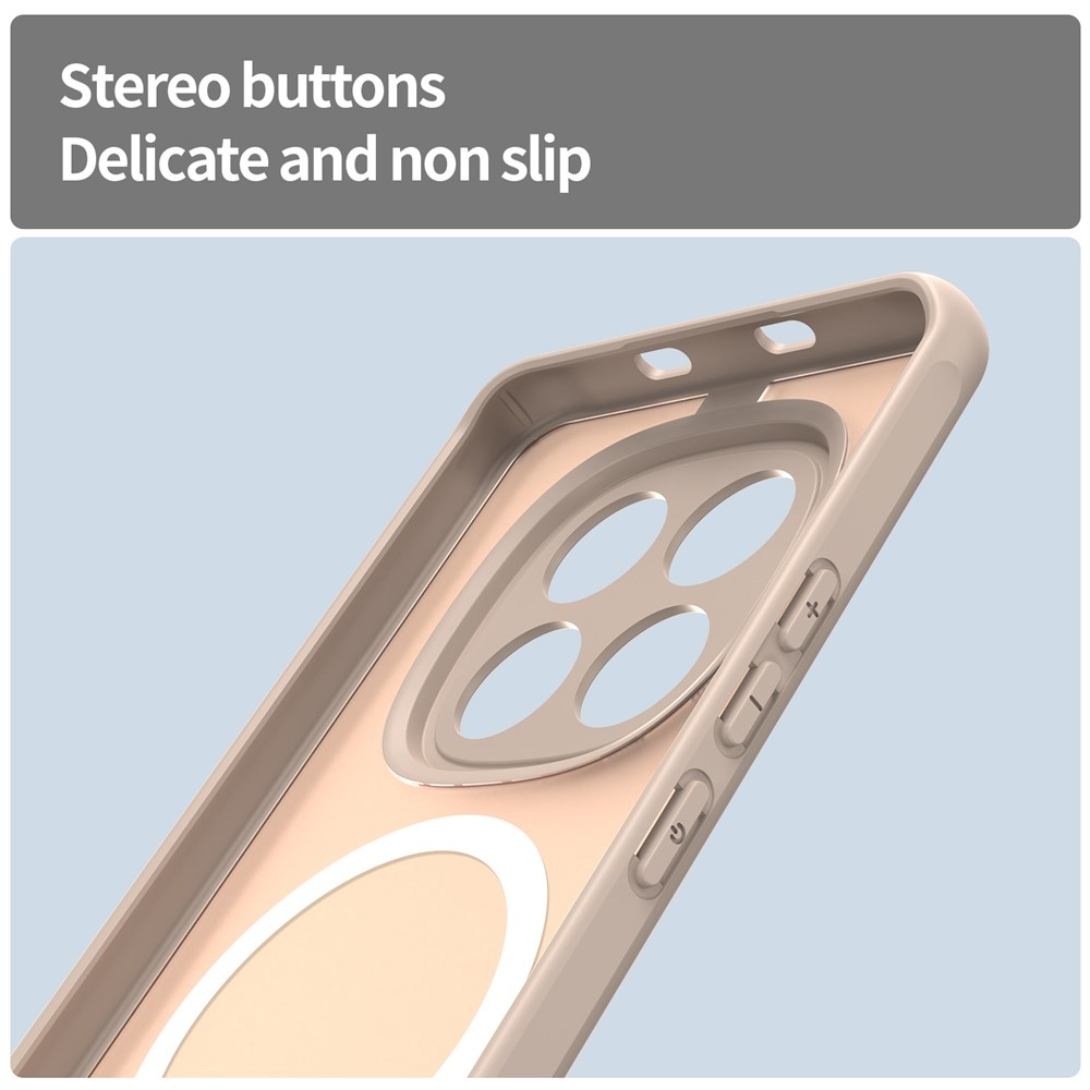 Matta zselés tok MagSafe tok Xiaomi Poco M8 5G/Redmi Note 15 5G/Note 15 4G - narancssárga