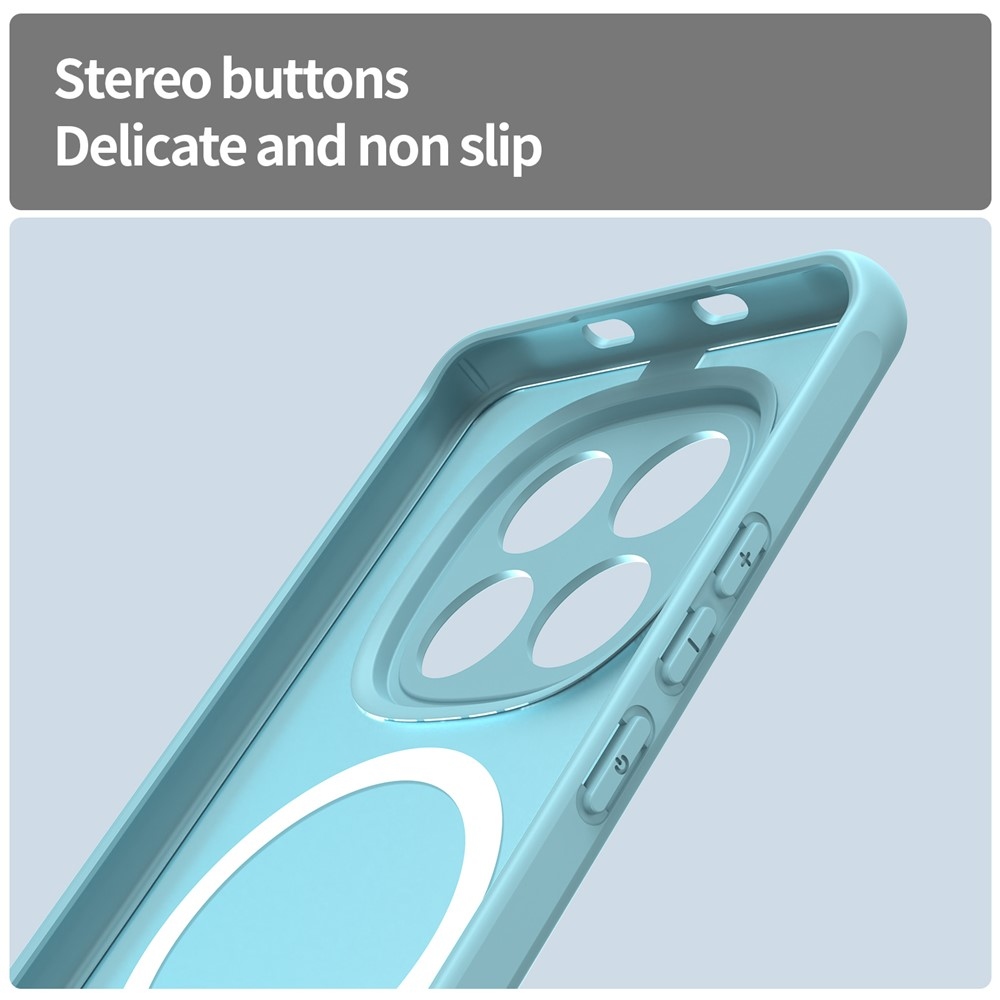 Matta zselés tok MagSafe-val a Xiaomi Poco M8 5G/Redmi Note 15 5G/Note 15 4G számára - világoszöld