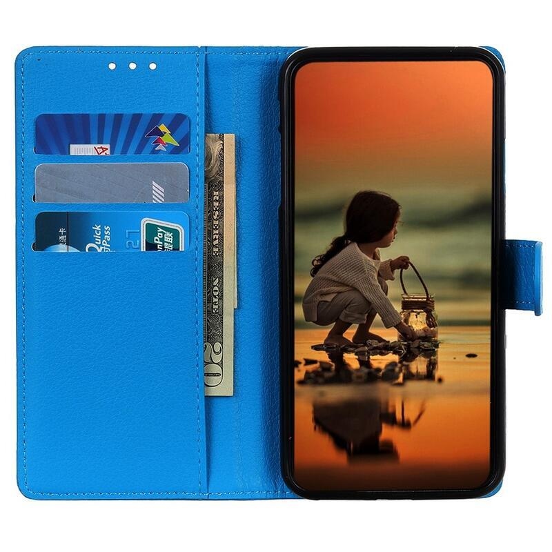 Tárcatáska tok Nokia C21 Plus készülékhez - kék