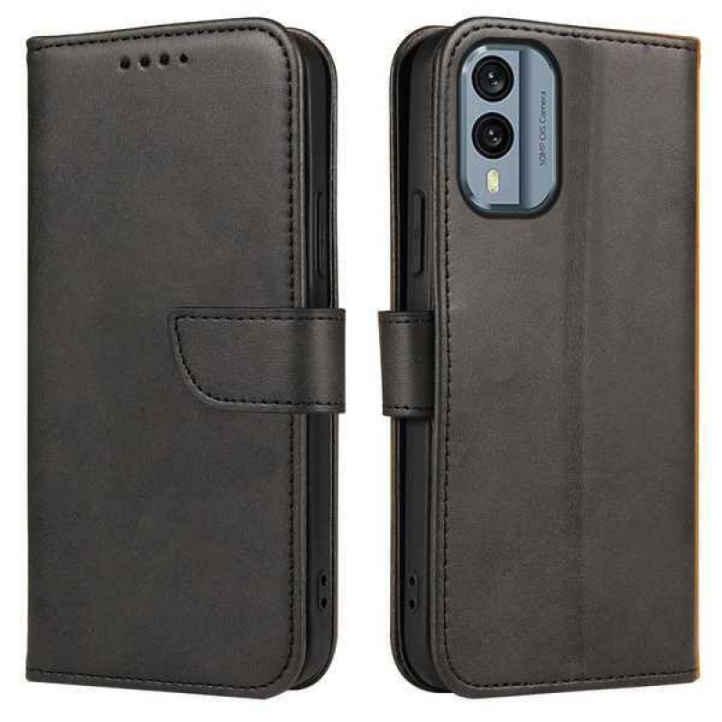 Tárcatáska tok Nokia X30 5G készülékhez - fekete