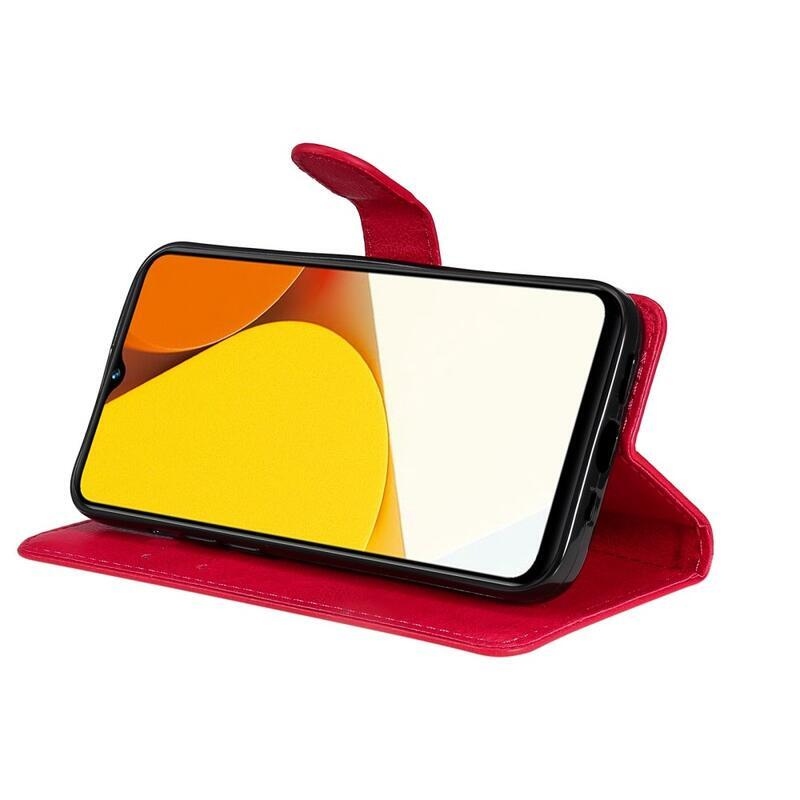 tok pénztárca tok a Vivo Y35-hez - piros