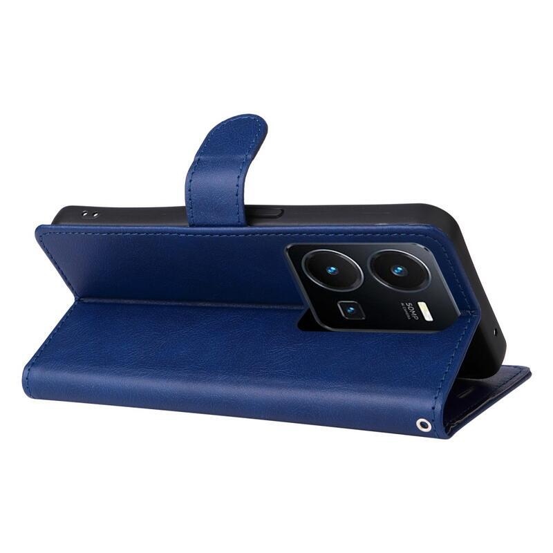 tok pénztárca tok a Vivo Y35-hez - kék