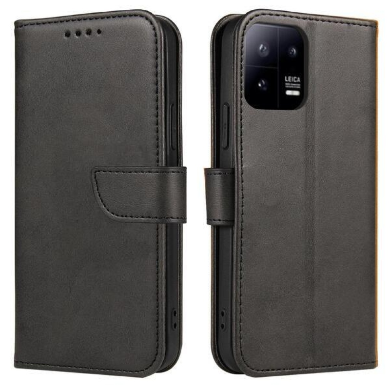 tok pénztárca tok Xiaomi 13-hoz - fekete