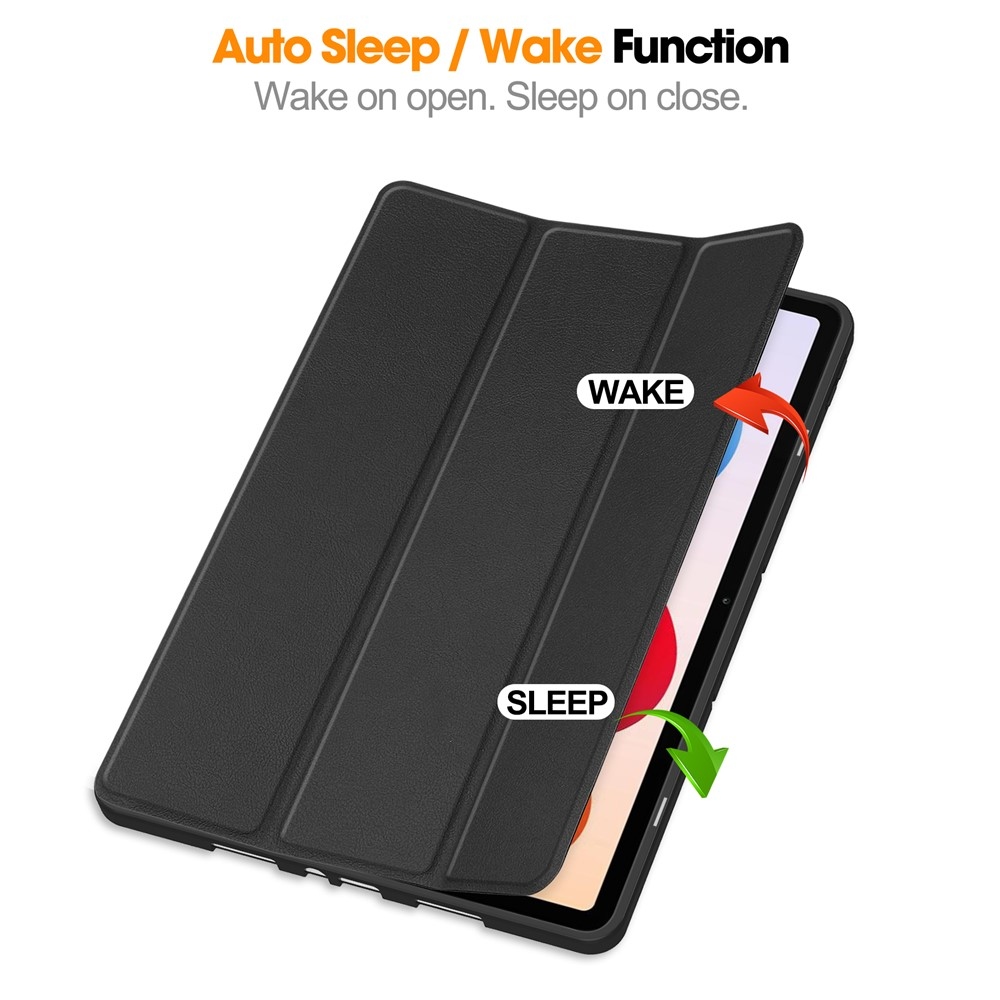 Intelligens összecsukható tokok Xiaomi Redmi Pad 2 Pro-hoz - fekete