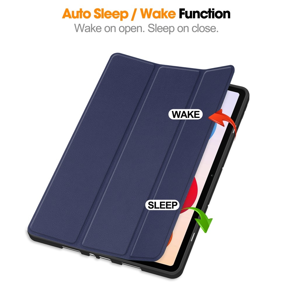Intelligens összecsukható tokok Xiaomi Redmi Pad 2 Pro-hoz - sötétkék