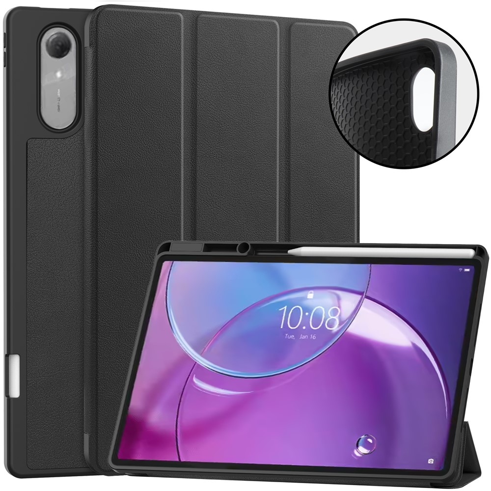 Cases okos tok a Lenovo Idea Tab Pro 13 2. generáció (TB-390FU) készülékhez – fekete