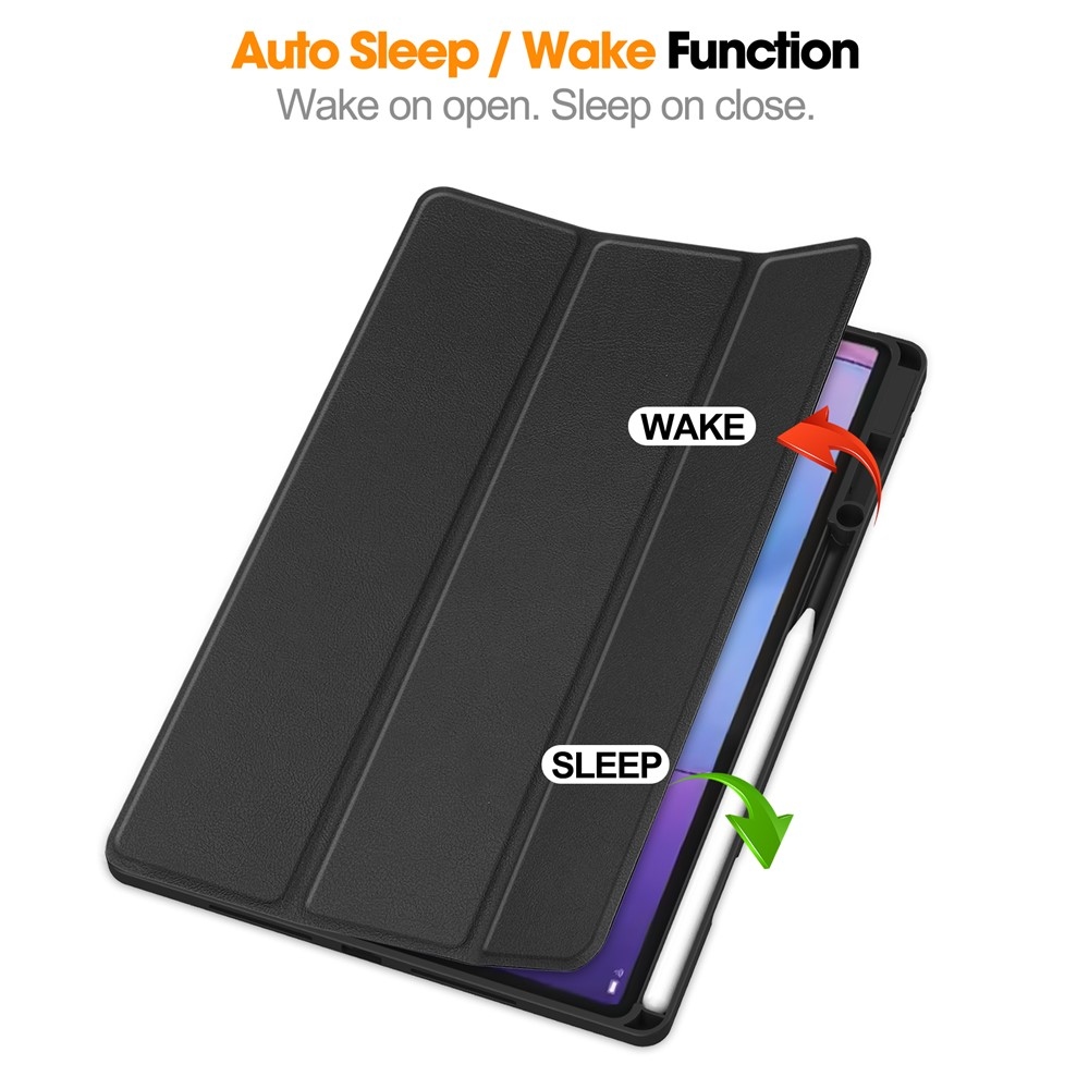 Cases okos tok a Lenovo Idea Tab Pro 13 2. generáció (TB-390FU) készülékhez – fekete