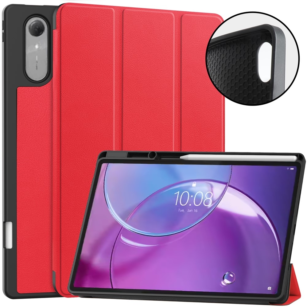 Cases okos tok a Lenovo Idea Tab Pro 13 2. generáció (TB-390FU) készülékhez – piros