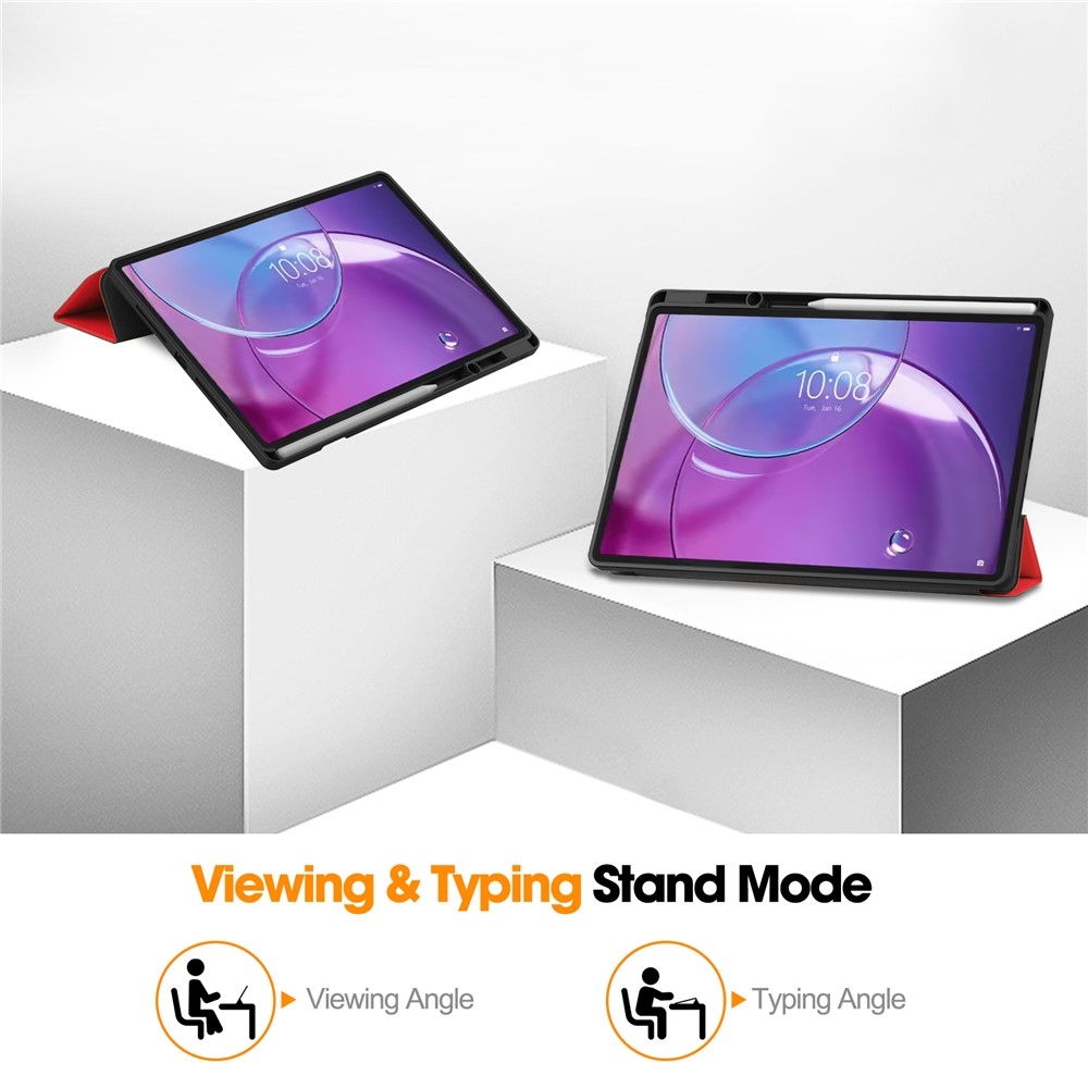 Cases okos tok a Lenovo Idea Tab Pro 13 2. generáció (TB-390FU) készülékhez – piros