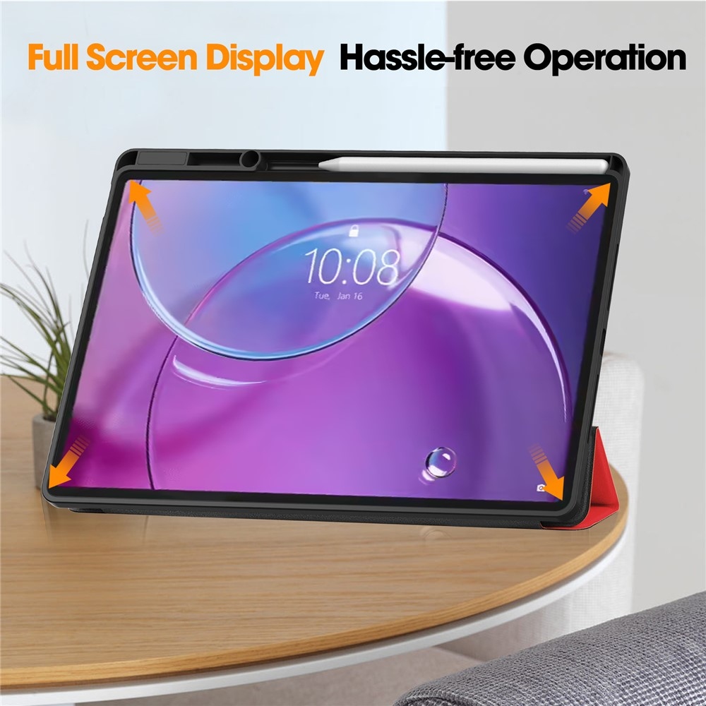 Cases okos tok a Lenovo Idea Tab Pro 13 2. generáció (TB-390FU) készülékhez – piros