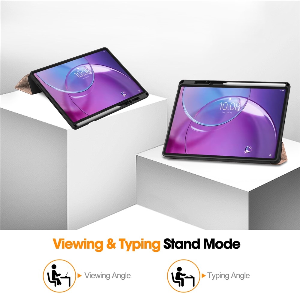 Cases okos tok a Lenovo Idea Tab Pro 13 2. generáció (TB-390FU) készülékhez – rózsaszín-arany