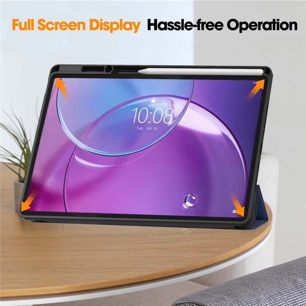 Cases okos tok a Lenovo Idea Tab Pro 13 2. generáció (TB-390FU) készülékhez – sötétkék