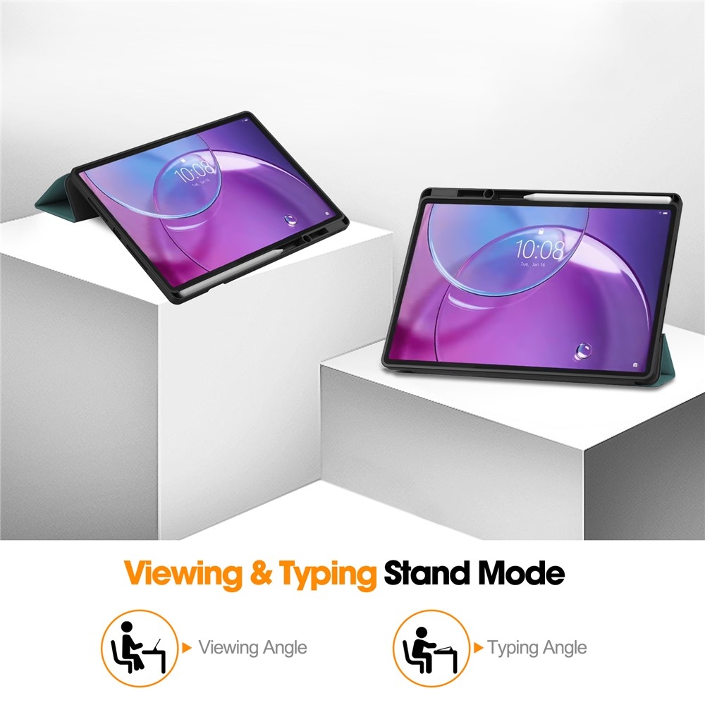 Cases okos tok a Lenovo Idea Tab Pro 13 2. generáció (TB-390FU) készülékhez – zöld