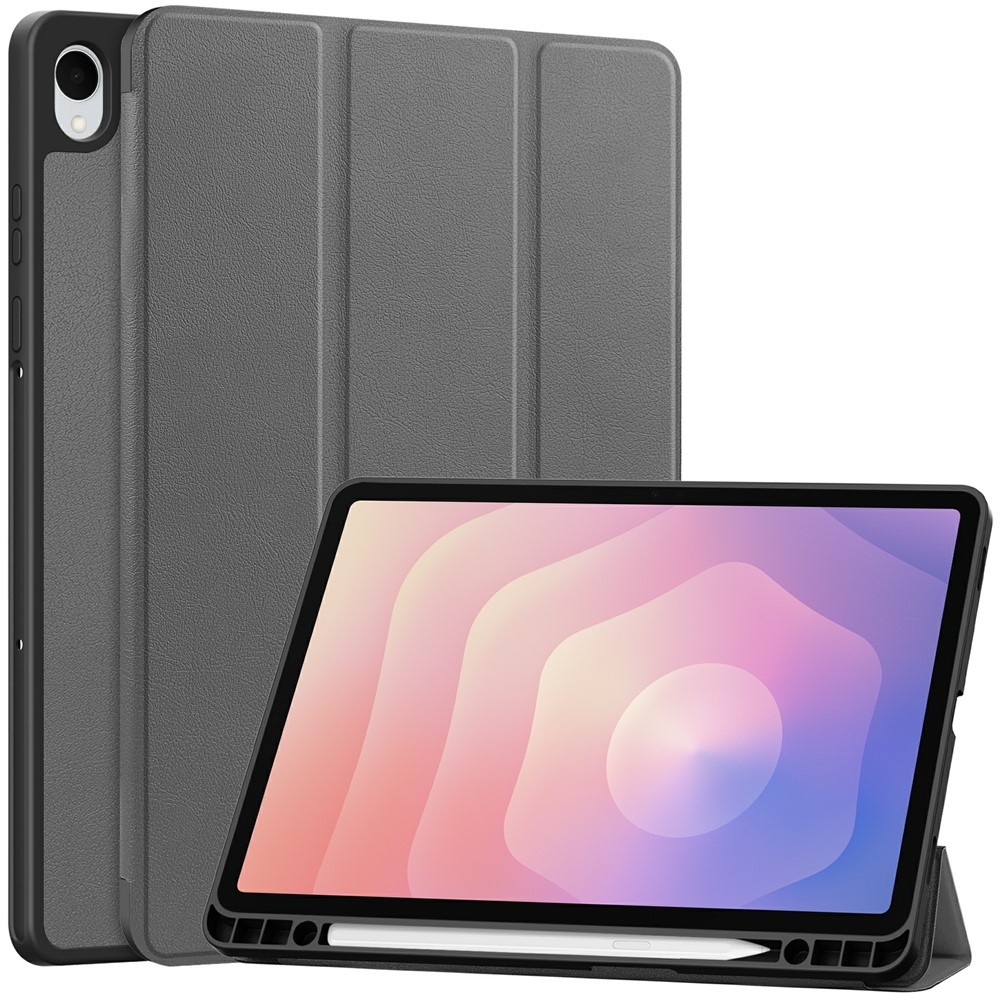 Cases okos záró tok Samsung Galaxy Tab S11-hez - szürke
