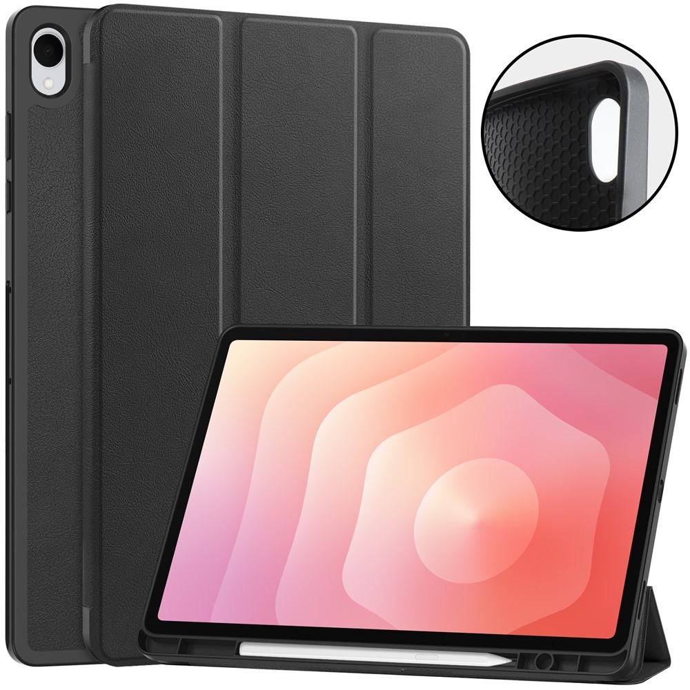 Cases okos tok a Samsung Galaxy Tab S12+ készülékhez – fekete