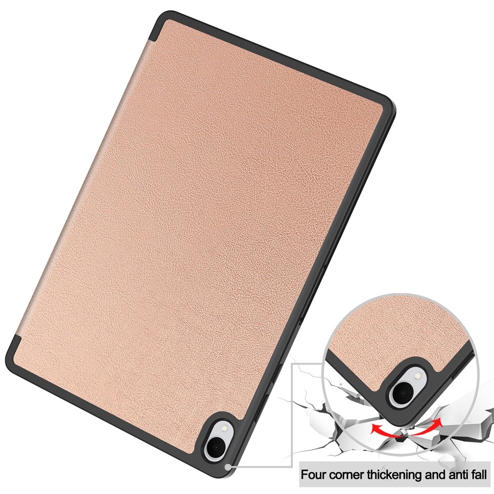 Cases okos tok a Samsung Galaxy Tab S12+ készülékhez – rózsaszín-arany