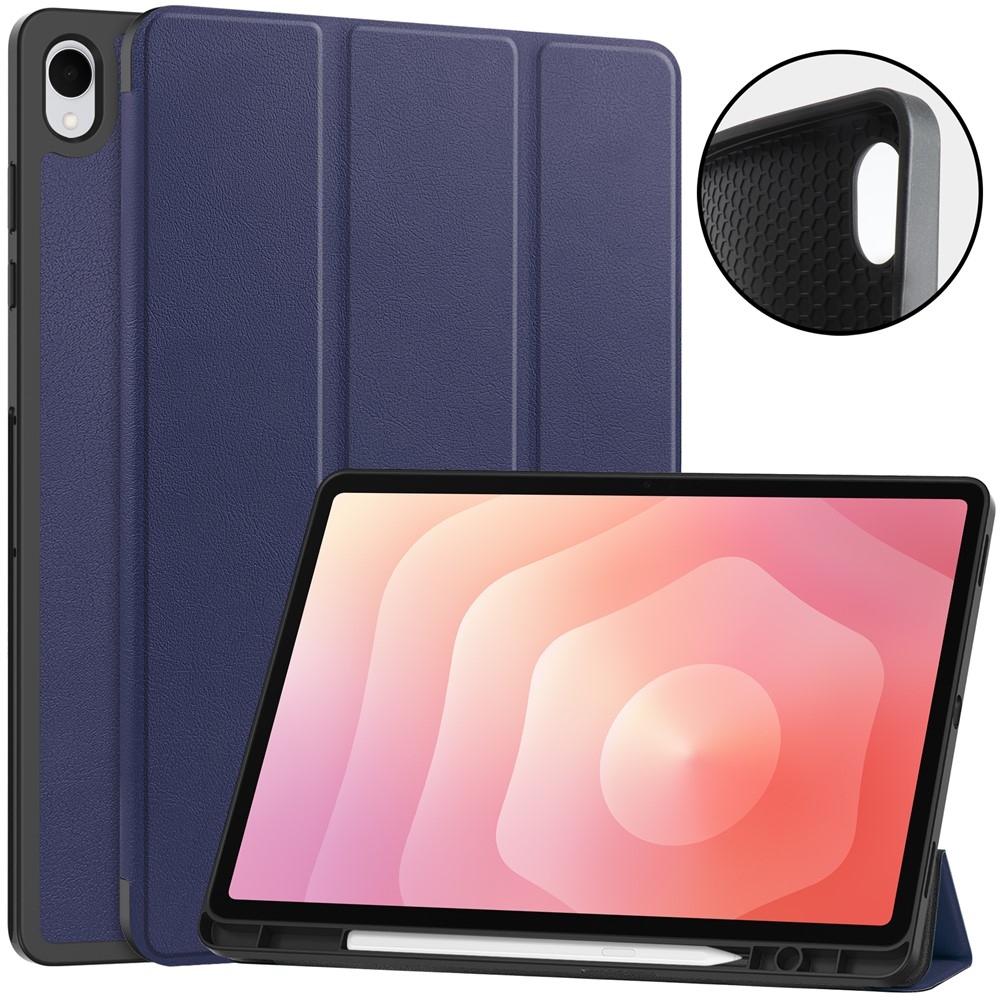 Cases okos tok a Samsung Galaxy Tab S12+ készülékhez – sötétkék