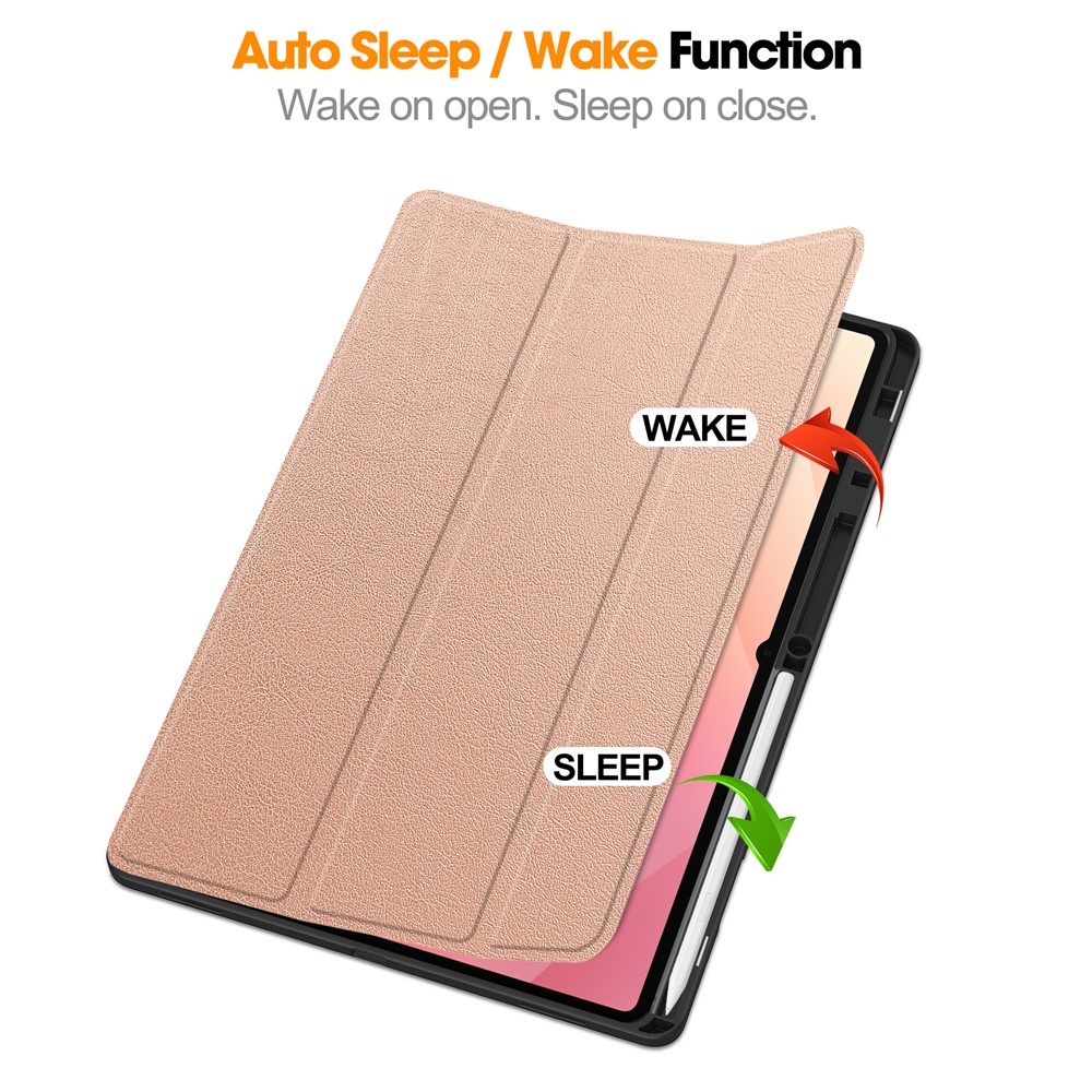 Cases okos tok a Samsung Galaxy Tab S12 Ultra-hoz – rózsaszín-arany