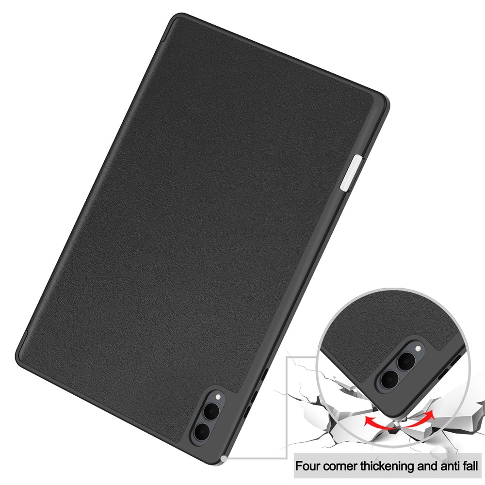 Cases okos, zárható tok a Samsung Galaxy Tab S12 Ultra-hoz – fekete