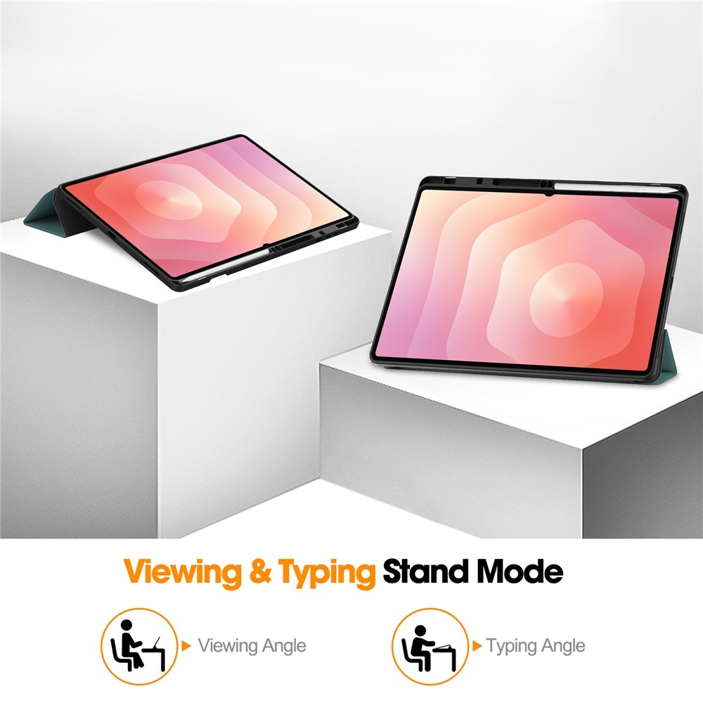 Cases okos tok a Samsung Galaxy Tab S12 Ultra-hoz – zöld