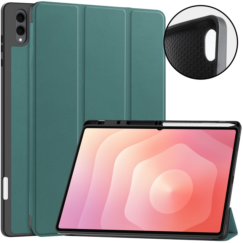 Cases okos tok a Samsung Galaxy Tab S12 Ultra-hoz – zöld
