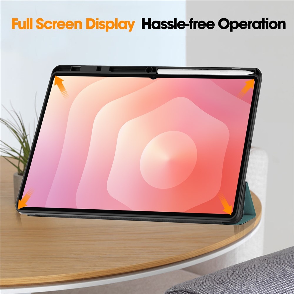 Cases okos tok a Samsung Galaxy Tab S12 Ultra-hoz – zöld