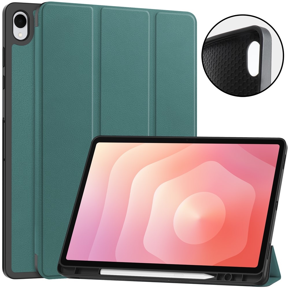 Cases okos tok a Samsung Galaxy Tab S12+ készülékhez – zöld