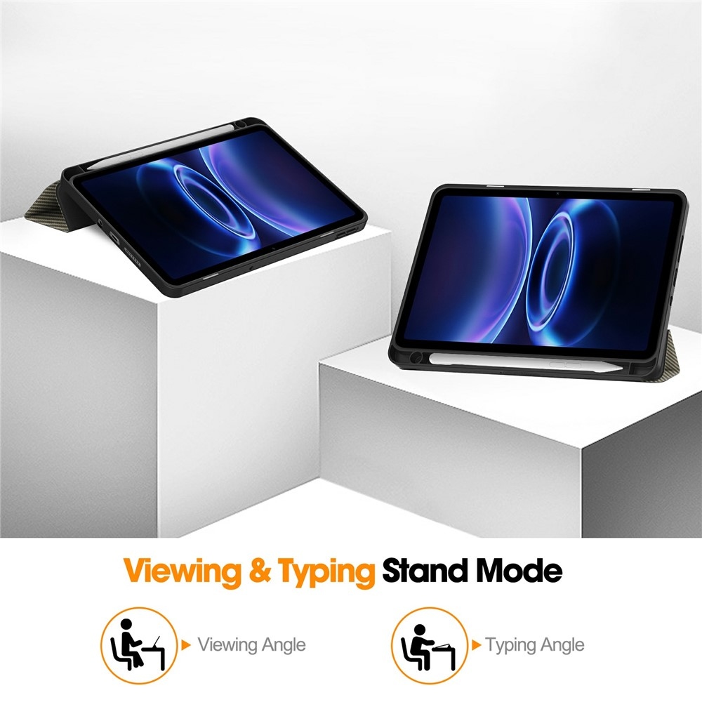 Cases okos tok a Xiaomi Redmi Pad 2 9,7-hez – barna
