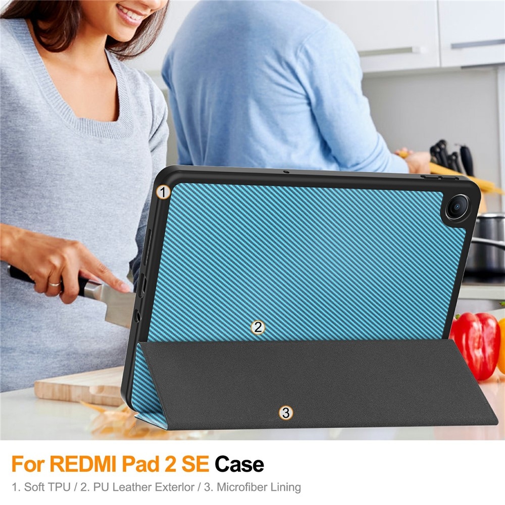 Cases okos tok a Xiaomi Redmi Pad 2 9,7-hez – világoskék