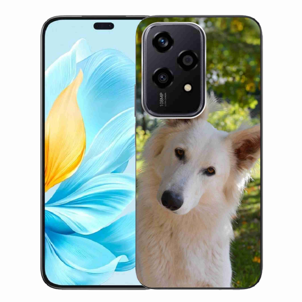 Gél borítás mmCase a Honor 200 Lite 5G készülékhez - Fehér svájci juhász 1