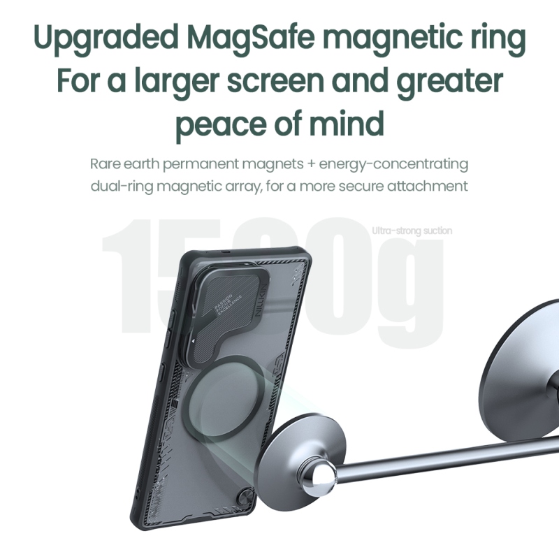 Nillkin Iceblade Prop mágneses borító Samsung Galaxy S25 Ultra Fekete