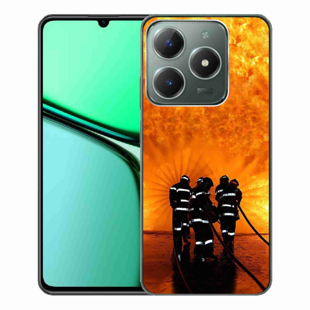 Zselés borítás mmCase a Realme C61 készülékhez - tűz