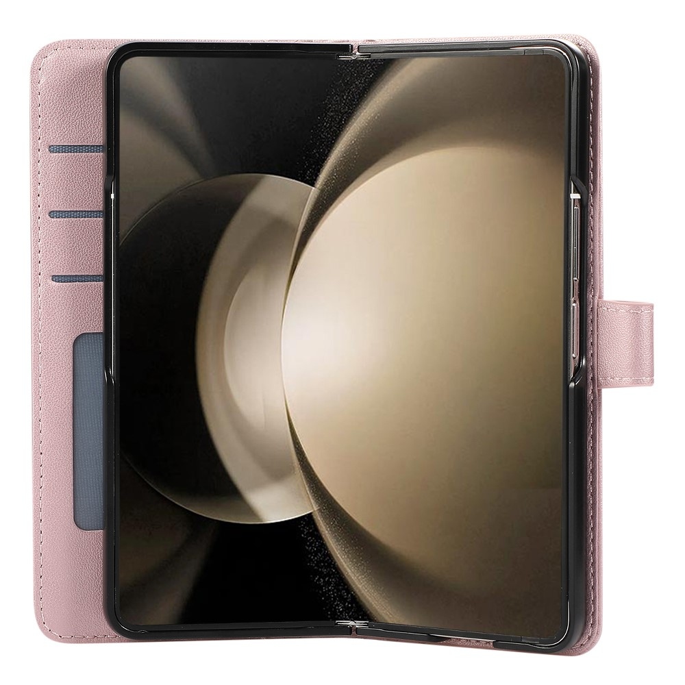 Gridy könyvtáska Samsung Galaxy Z Fold7 5G - rózsaarany színű