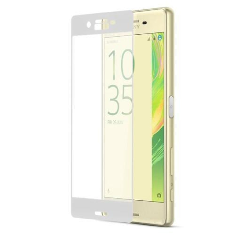 CCX teljes képernyőre edzett üveg Sony Xperia X - fehér
