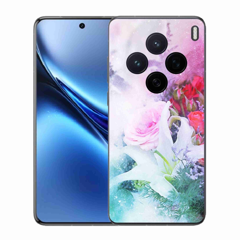 Zselés borítás mmCase a Vivo X200 5G készülékhez - virág 4