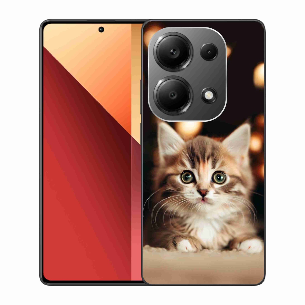 Gél borítás mmCase a Xiaomi Redmi Note 13 Pro 4G/Poco M6 Pro számára - aranyos cica 2